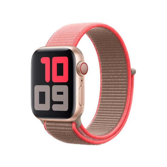 Pink sport loop apple watch outlet band